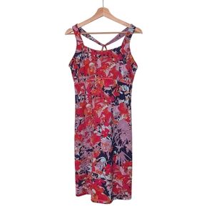 NWT Title Nine Floral Sleeveless Dress - Multicolor, L